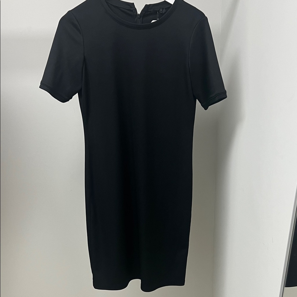 Tibi Black Knit Mini Dress